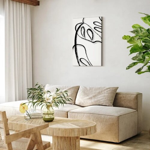  Slika - White Monstera (1 Part) Vertical 60x90 Cijene