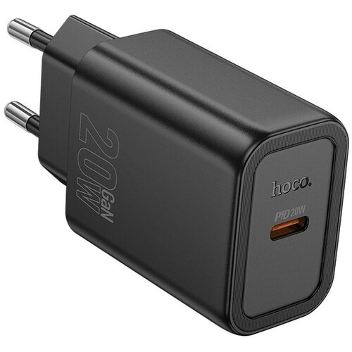 Hoco zidni punjač type c pd qc 20W N60 crni Slike