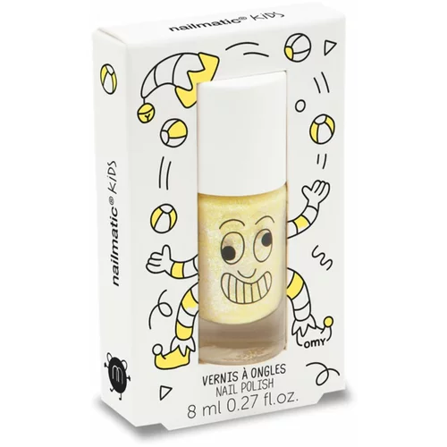 Nailmatic Kids lak za nohte za otroke odtenek Lulu - pearly yellow 8 ml