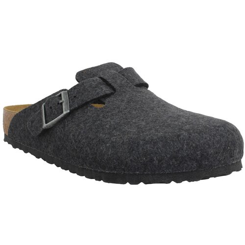Birkenstock Sandali &amp;amp; Odprti čevlji Boston Feutre De Laine Homme Anthracite Siva Slike
