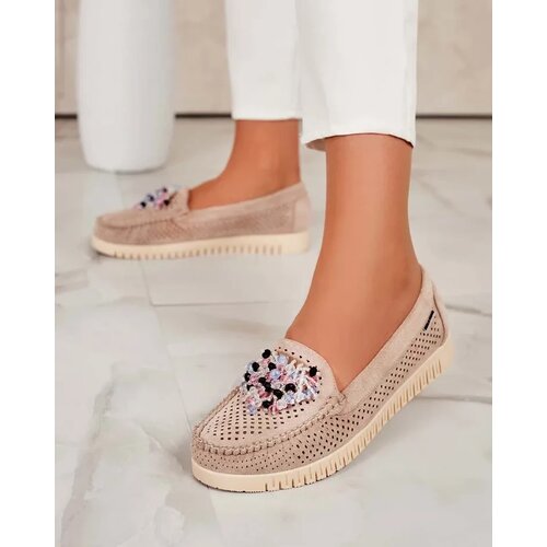Resti Women's beaded openwork moccasins Namis Cene