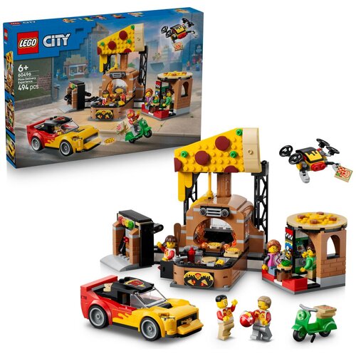 Lego LEGO&reg; City - Pizzeria s brzim dostavnim vozilima (60496) Cijene