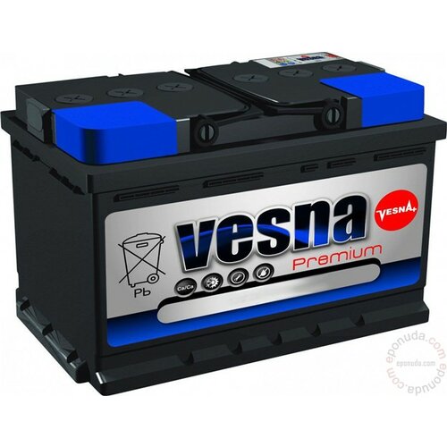 Vesna PREMIUM kocka 12V45AH D+ akumulator Slike