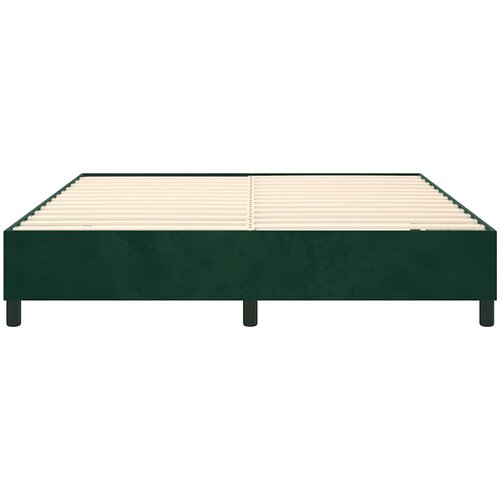  Okvir za krevet s oprugom tamnozeleni 180x200 cm bar&amp;scaron;unasti Slike