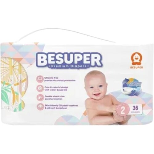 BeSuper premium pelene 2(3-8kg) 36km Slike