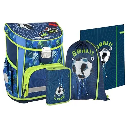 Spirit football goal ergonomska &scaron;kolska torba s držačem za olovke set od 4 komada Cijene