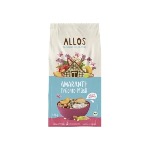 BIO muesli s amarantom i voćem - 1,50 kg Cijene