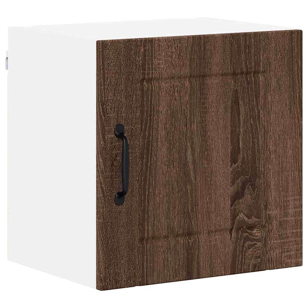  Zidni kuhinjski ormarić 2 pcs Smeđi hrast 40 x 31 x 40 cm Slike
