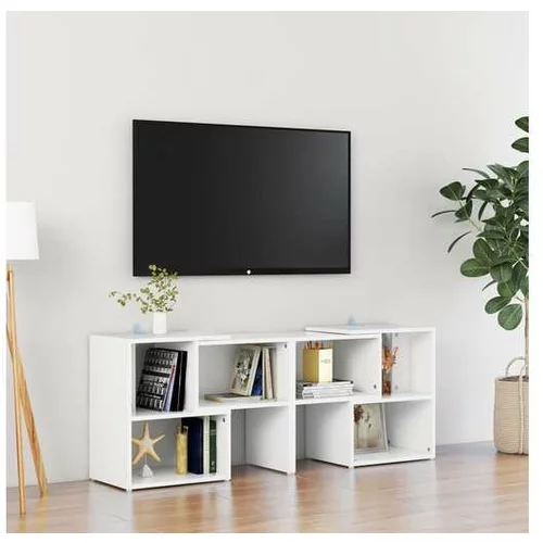  TV omarica bela 104x30x52 cm iverna plošča