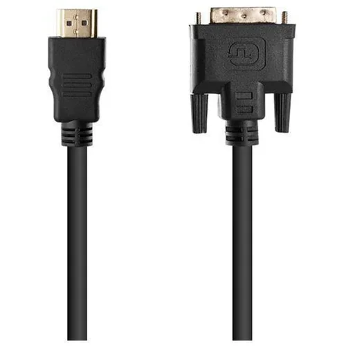 Cadorabo 2 M HQ HDMI do DVI kabel High Speed ​​- 3D Ready - HDMI do DVI adapter kabel z zlatim priključkom v črni barvi, (20622097)