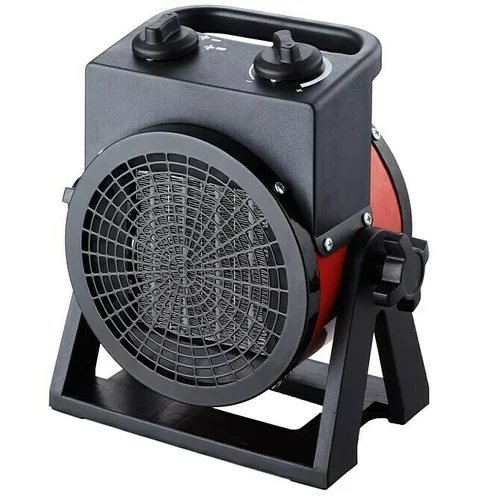 VOLTOMAT HEATING Keramička ventilatorska grijalica (2.000 W, Crveno-crne boje, 12,5 x 22,7 x 24 cm) + BAUHAUS jamstvo 5 godina na uređaje na električni ili motorni pogon