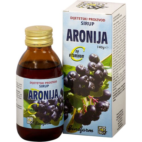 Sinefarm Sirup od aronije sa C vitaminom 140 g Slike