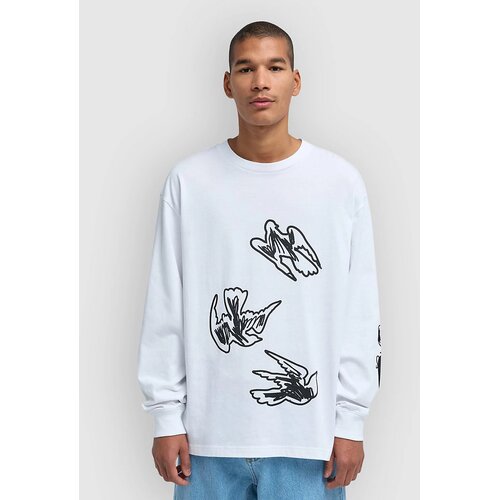 Rvca AF Birds Majica z dolgimi rokavi white Slike