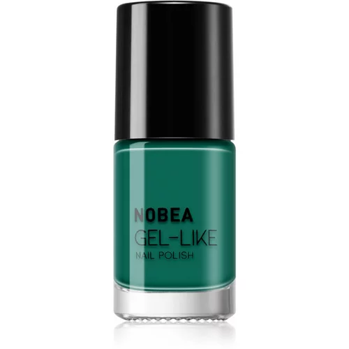 NOBEA Day-to-Day Gel-like Nail Polish lak za nohte z gel učinkom odtenek #N65 Emerald green 6 ml