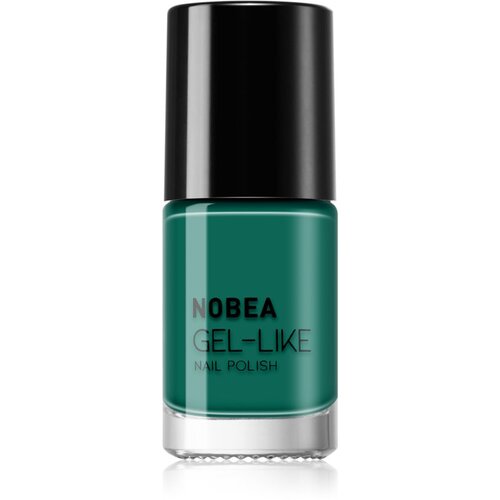 NOBEA Day-to-Day Gel-like Nail Polish lak za nokte s gel efektom nijansa #N65 Emerald green 6 ml Slike