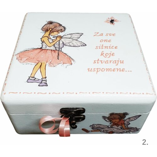  Personalizirana &scaron;katla spominov za deklice &ndash; Popolno darilo za rojstvo, krst ali prvi rojstni dan - 2. - 16513 Cene