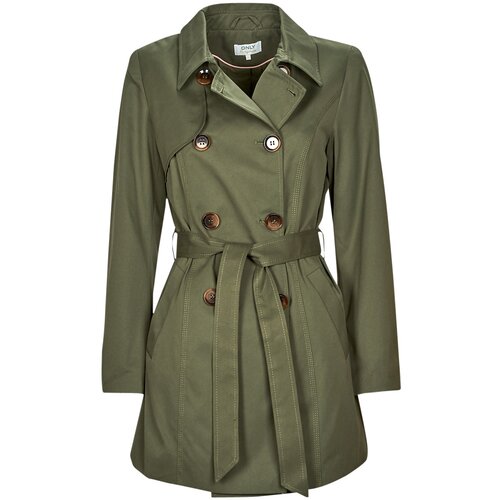 Only Trenči ONLVALERIE TRENCHCOAT Kaki Cene