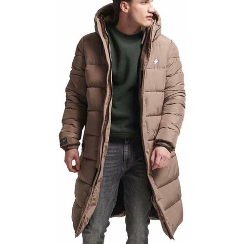 Superdry muška jakna hooded longline sports puffer za muškarce Cene