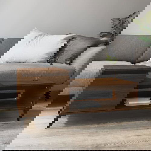 vidaXL Stolić za kavu boja hrasta 100 x 50 x 45 cm konstruirano drvo Cijene
