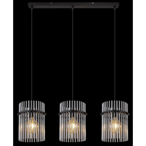 Globo 15698-3H - visilica na sajli gorley 3xE27/60W/230V, crni Slike