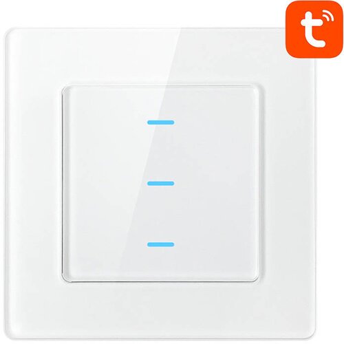 Avatto stikalo na dotik wifi N-TS10-W3 triple tuya (belo), (20771446) Slike