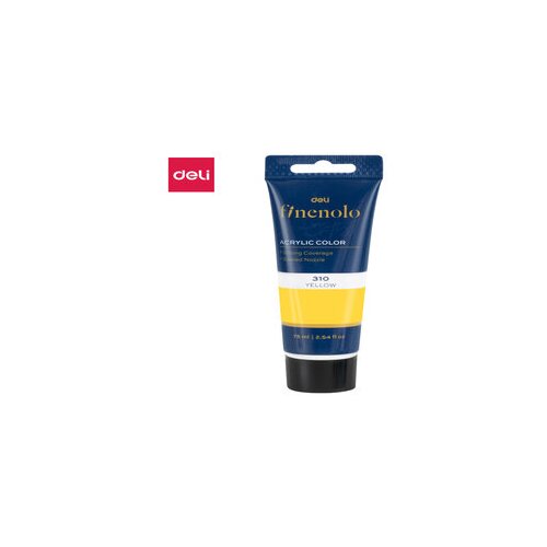 Deli AKRILNA BOJA U TUBI ŽUTA 75ml EC75-YL Cene