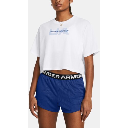 Under Armour Women's T-shirt UA W BOXY CROP BRANDED SS - Ladies Cene