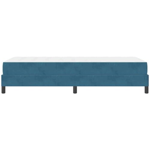  Boxspring krevet s madracem Tamno plava 90 x 190 cm Bar&amp;scaron;un Slike