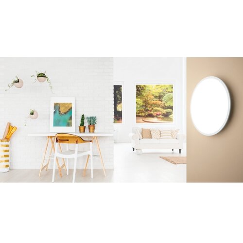 Eglo Sarsina-a panel led, 19,5w, prečnik 450, sa daljinskim dimabilna, alu/bela Cene
