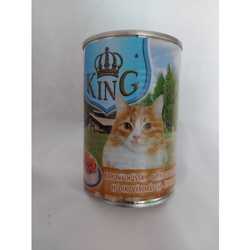 Purina king konzerva za mačke - piletina 415g Slike