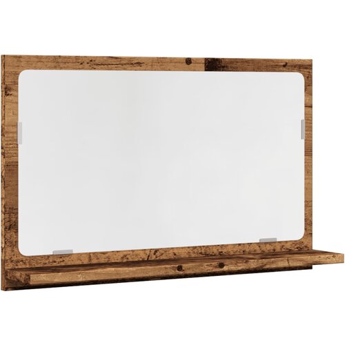 Maison Chic Kopalniška omarica - Kopalniški kabinet z ogledalom starinski les 60x11x37 cm les, (21794945) Cene