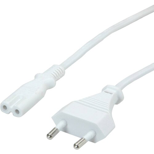 Value napajalni kabel Euro plo&scaron;čati vtič do C7\, 2-polni\, bel\, 3 m 19.99.2091 tok napajalni kabel bela 3.00 m, (20414936) Cene