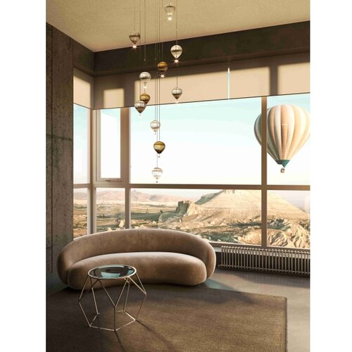 MAXLIGHT P0527 - LED luster na sajli PALLONCINI 2xLED/3W/230V, &amp;Oslash; 12 cm, proziran Slike