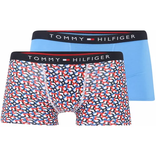 Tommy Hilfiger Underwear Spodnjice mornarska / svetlo modra / rdeča / bela