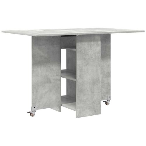  Blagovaonski stol 115 x 70 x 75 cm Konstruirano drvo - Betonska siva Slike