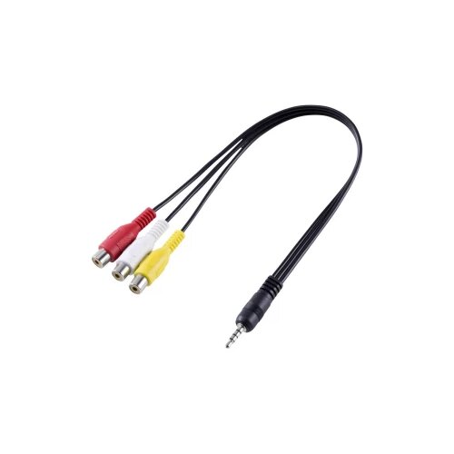 SpeaKa Professional SP-8433716 AV avdio\, video adapter [1x 3\,5 mm banana moški konektor - 3x ženski cinch konektor] črna, (20411471) Cene