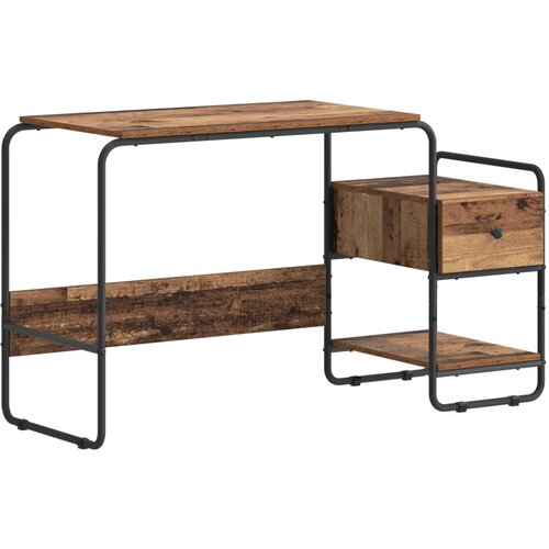 Stol s pohranom Staro drvo 131.5 x 50 x 75.5 cm - Staro drvo Slike
