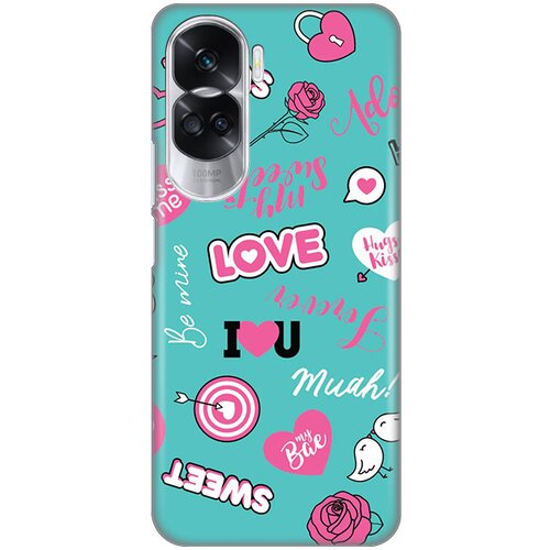 Torbica silikonska print za honor 90 lite love Slike