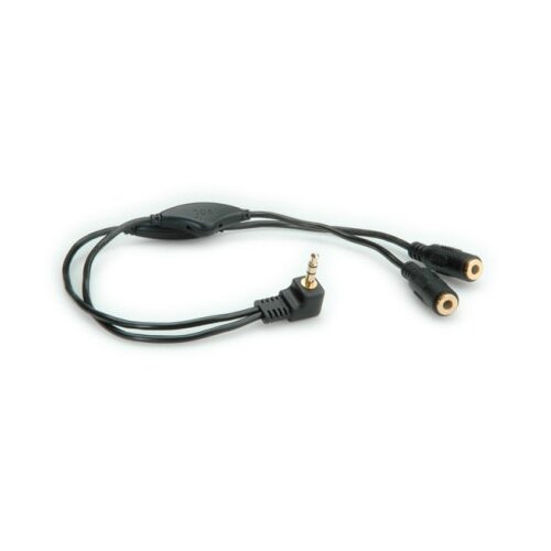 Roline Audio Y kabel, 3.5mm Stereo (M) - 2x3.5mm Stereo (Ž), kontrola glasnoće Slike