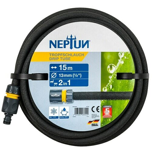 Neptun Vrtna cev za kapljično namakanje (15 m, črna) Cene