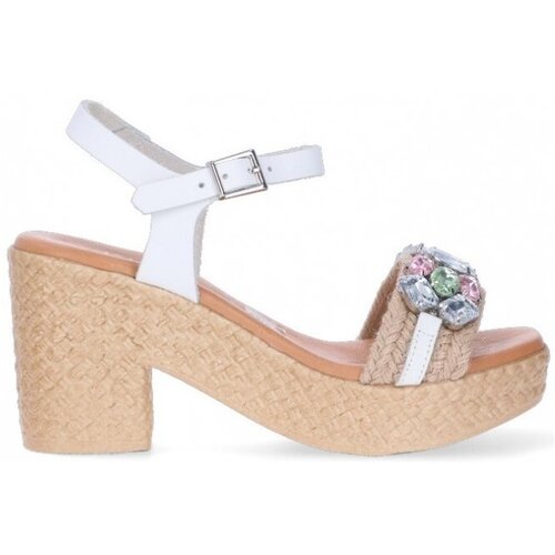 Luna Collection Sandali &amp;amp; Odprti čevlji 65176 Bela Slike