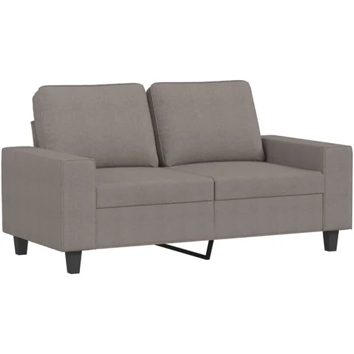 MAISON CHIC Dvosed kavč - Sofa - Kanape taupe 120 cm blago, (21726550)