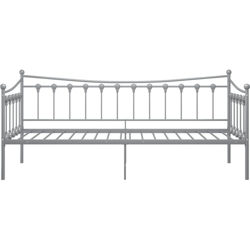  Okvir za krevet na razvlačenje sivi metalni 90 x 200 cm Slike