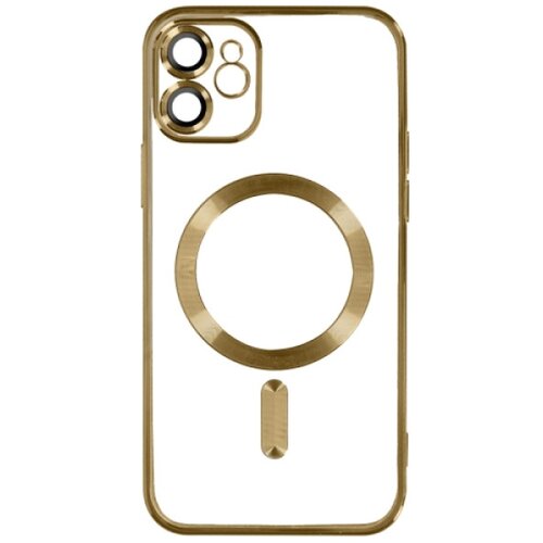 Silikonska futrola magsafe iphone 11 zlatna Slike