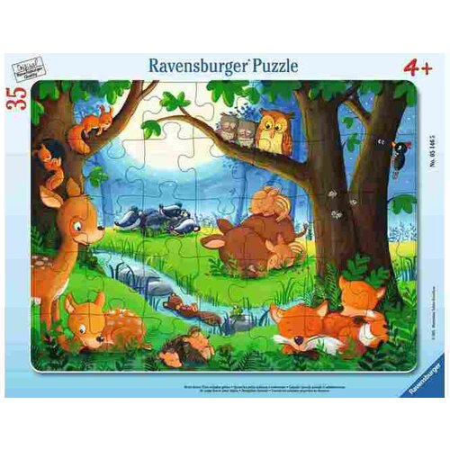 Ravensburger Male životinje spavaju RA05146-puzzle Slike