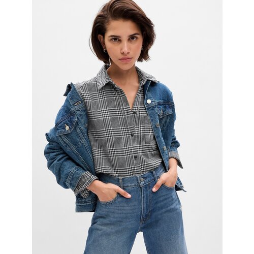 GAP Flannel Plaid Shirt - Women Cene