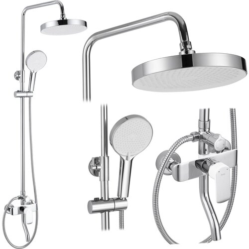 Rea Tuš set REA BLOOM WHITE CHROME Cijene