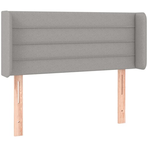 Maison Chic vzglavna omarica - nočna omarica - posteljna omarica z u&amp;scaron;esi svetlo sivo 93x16x78/88 cm blago, (21709063) Slike
