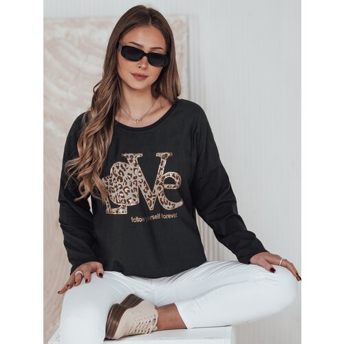 DStreet Bluzka damska one size LOVEGLOW ciemnoszara Cijene