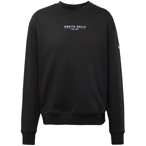 North Sails Sweater majica plava / crna / bijela